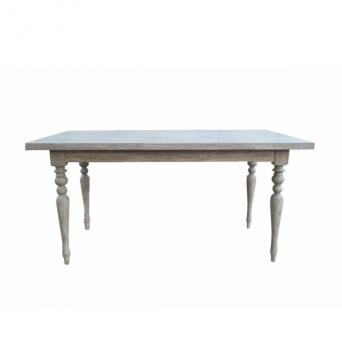  Laurent Dining table 160 Gray Rustic