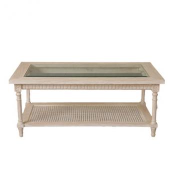 Flank centertable white wash rustic