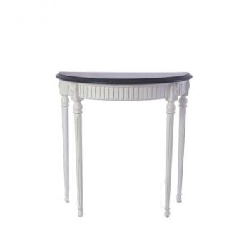 Console Clala  French White Darkgray Tabletop