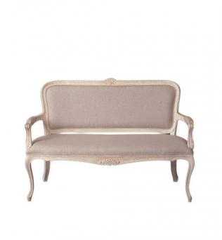 Sarah Benchsofa Whitewash Rustic