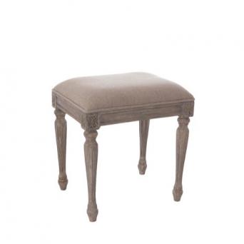 Ottoman Marie Gray Rustic